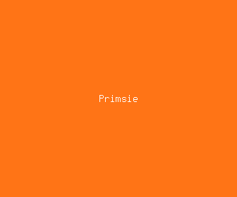 primsie meaning, definitions, synonyms
