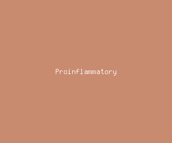 proinflammatory meaning, definitions, synonyms