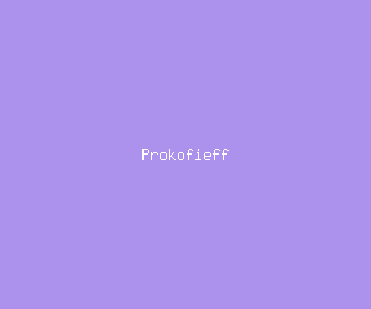 prokofieff meaning, definitions, synonyms