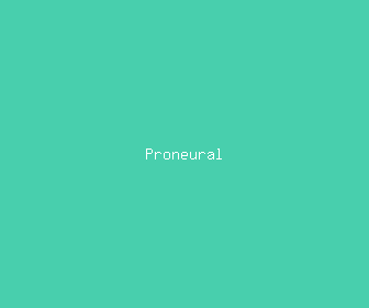 proneural meaning, definitions, synonyms