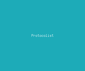 protocolist meaning, definitions, synonyms