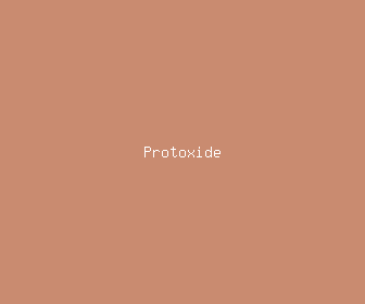 protoxide meaning, definitions, synonyms