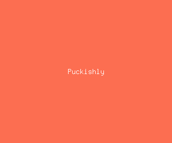 puckishly meaning, definitions, synonyms