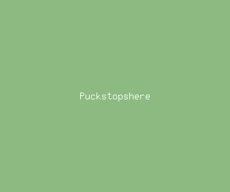 puckstopshere meaning, definitions, synonyms