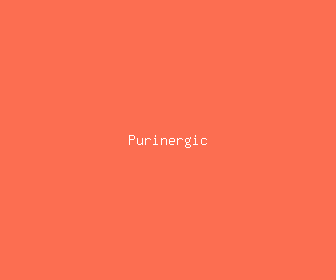 purinergic meaning, definitions, synonyms