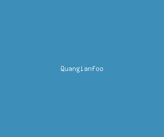 quangianfoo meaning, definitions, synonyms