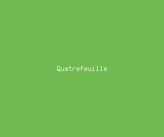 quatrefeuille meaning, definitions, synonyms