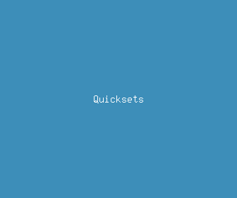 quicksets meaning, definitions, synonyms