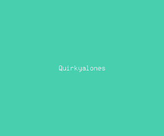 quirkyalones meaning, definitions, synonyms