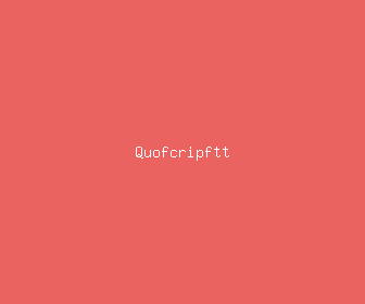 quofcripftt meaning, definitions, synonyms