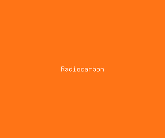 radiocarbon meaning, definitions, synonyms