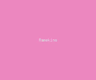 ramekins meaning, definitions, synonyms