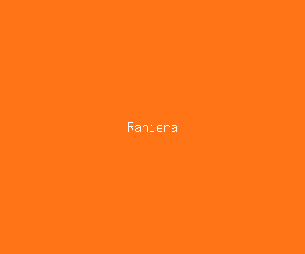 raniera meaning, definitions, synonyms