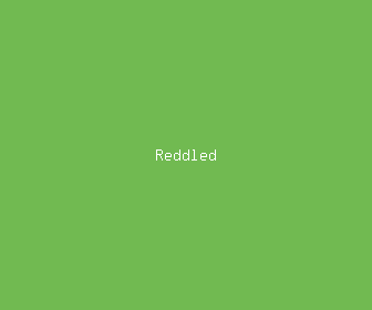 reddled meaning, definitions, synonyms