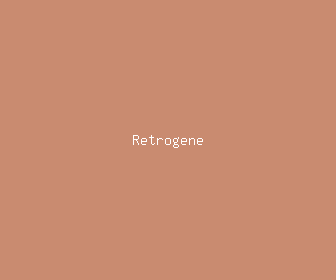 retrogene meaning, definitions, synonyms