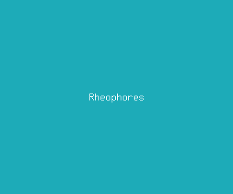 rheophores meaning, definitions, synonyms
