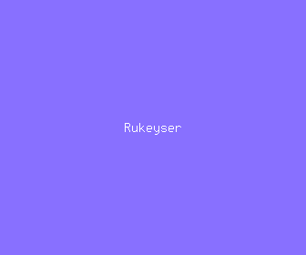 rukeyser meaning, definitions, synonyms
