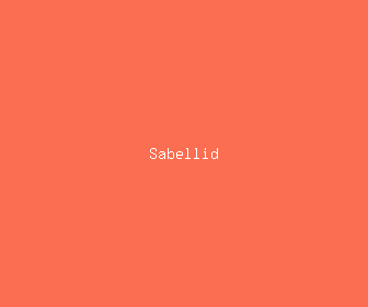 sabellid meaning, definitions, synonyms
