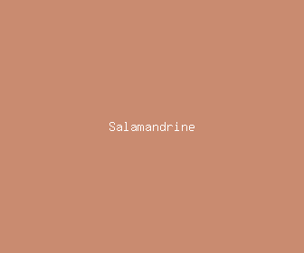 salamandrine meaning, definitions, synonyms