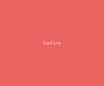 samfire meaning, definitions, synonyms