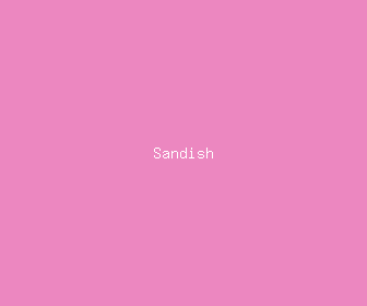 sandish meaning, definitions, synonyms