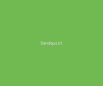 sandquist meaning, definitions, synonyms