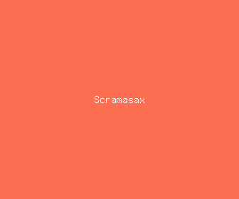 scramasax meaning, definitions, synonyms