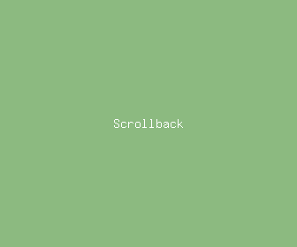 scrollback meaning, definitions, synonyms