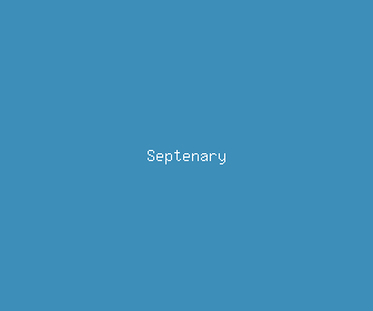 septenary meaning, definitions, synonyms