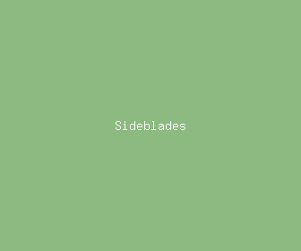 sideblades meaning, definitions, synonyms