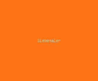 siebenaler meaning, definitions, synonyms