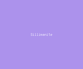 sillimanite meaning, definitions, synonyms