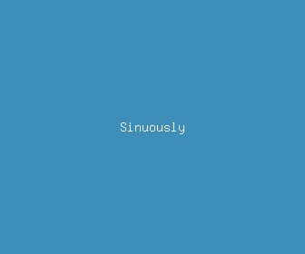 sinuously meaning, definitions, synonyms