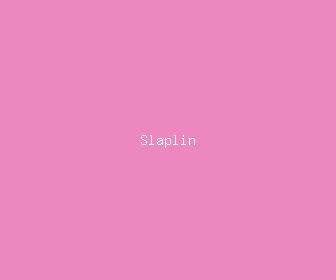 slaplin meaning, definitions, synonyms