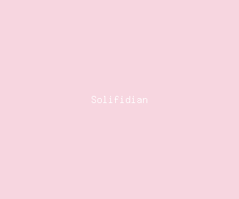 solifidian meaning, definitions, synonyms