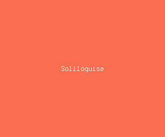 soliloquise meaning, definitions, synonyms