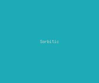 sorbitic meaning, definitions, synonyms
