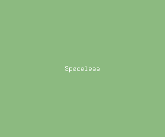 spaceless meaning, definitions, synonyms