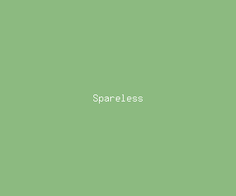 spareless meaning, definitions, synonyms