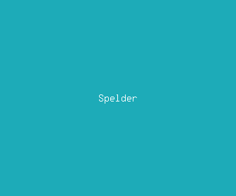 spelder meaning, definitions, synonyms