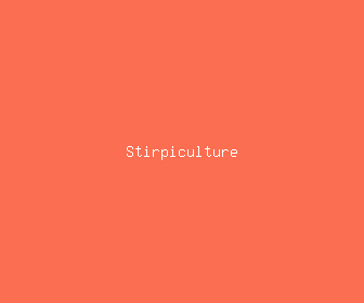 stirpiculture meaning, definitions, synonyms