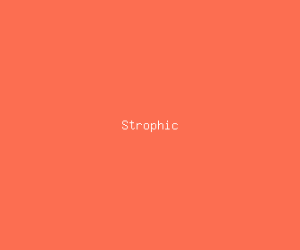 strophic meaning, definitions, synonyms
