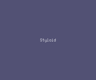styloid meaning, definitions, synonyms