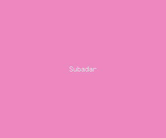 subadar meaning, definitions, synonyms