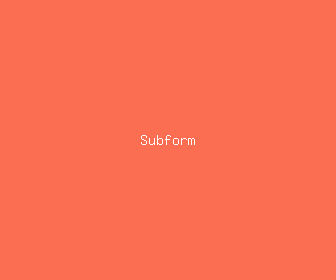subform meaning, definitions, synonyms