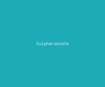 sulpharsenate meaning, definitions, synonyms