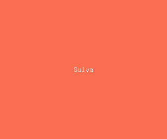 sulva meaning, definitions, synonyms