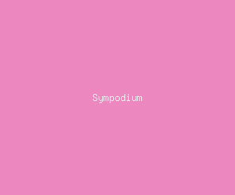 sympodium meaning, definitions, synonyms