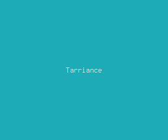 tarriance meaning, definitions, synonyms