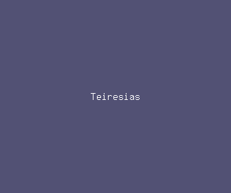 teiresias meaning, definitions, synonyms
